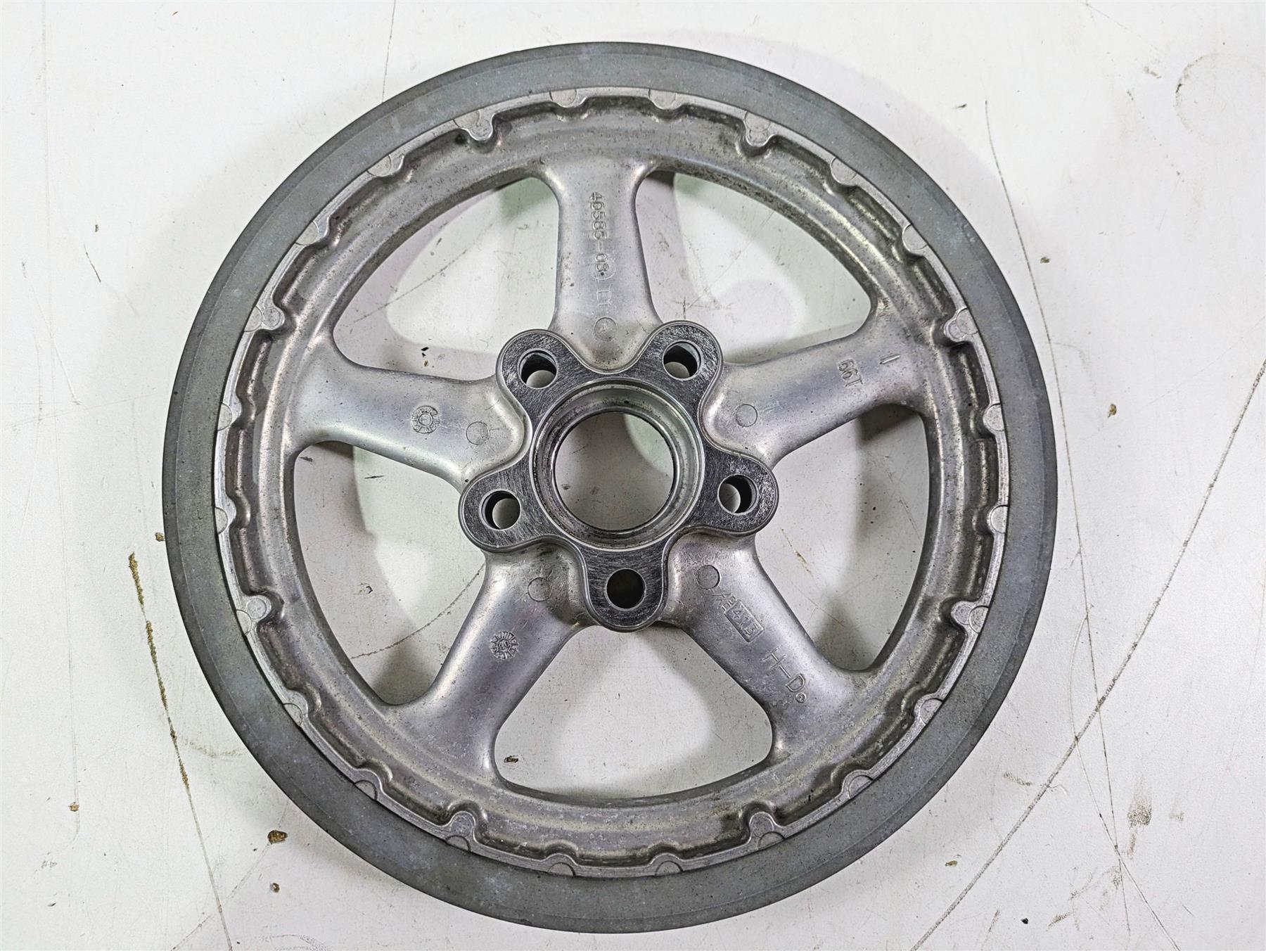 2009 Harley FXCWC Softail Rocker Rear Drive Belt Pulley 66T 1" 40585-08 {{ shop.shopifyCountryName }} - Mototech271