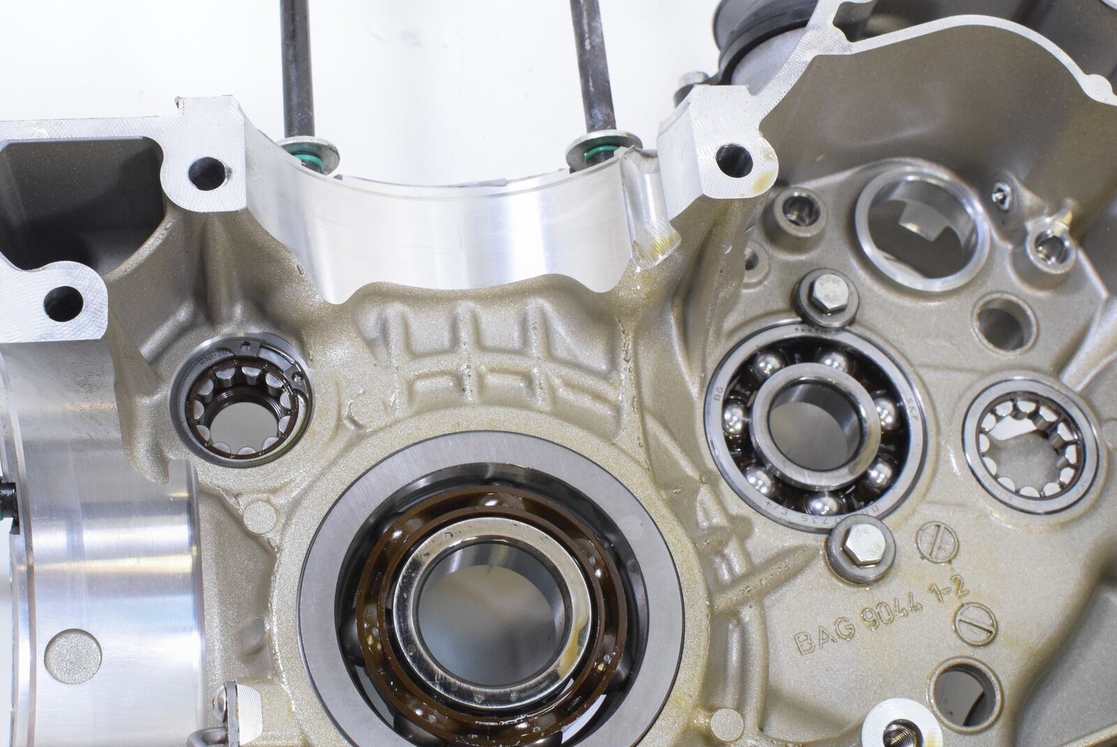 2012 Ducati 848 Evo Corse SE Engine Motor Crank Case Crankcase Set 22522501C {{ shop.shopifyCountryName }} - Mototech271