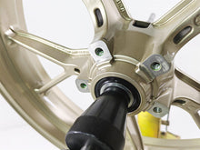 Load image into Gallery viewer, 2009 Ducati Monster 1100 S Front Wheel Rim Marchesini Gold 17x3.5 50121301AG | Mototech271
