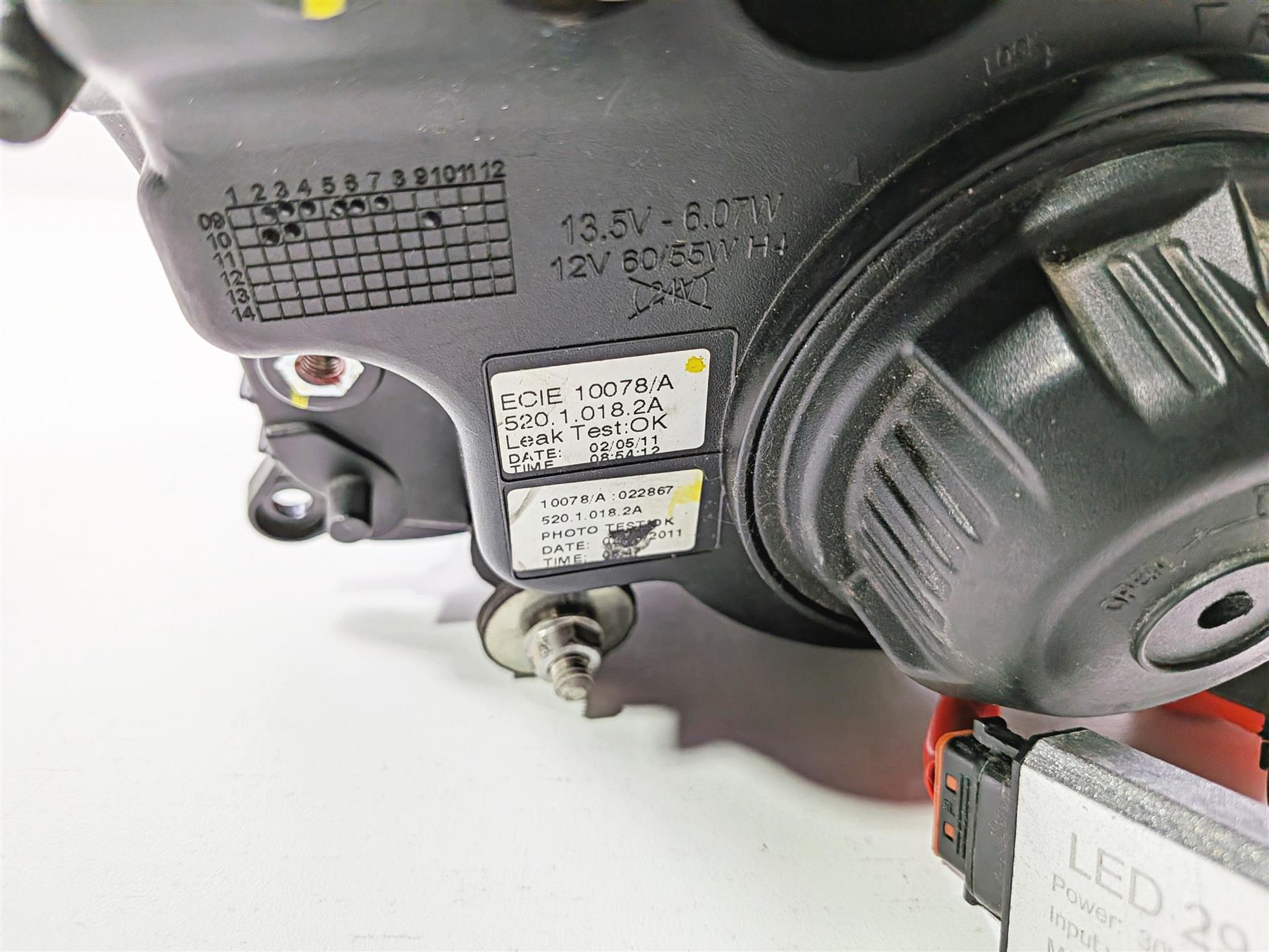 2011 Ducati Streetfighter 1098 S Headlight Head Light Lamp LED Bulb 52010182A {{ shop.shopifyCountryName }} - Mototech271