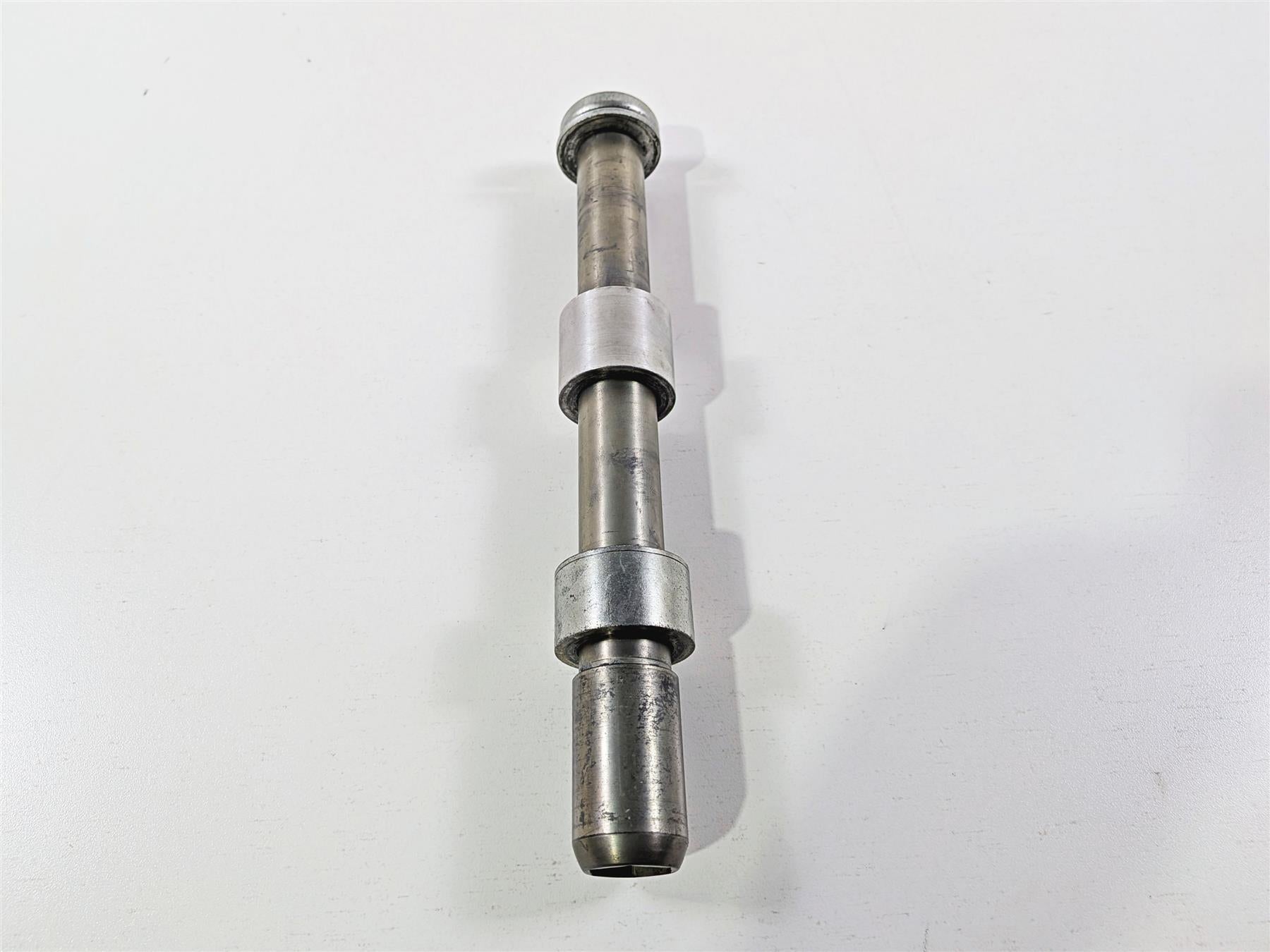 2009 Harley FXCWC Softail Rocker Straight Front Axle Wheel Spindle 41348-08 {{ shop.shopifyCountryName }} - Mototech271