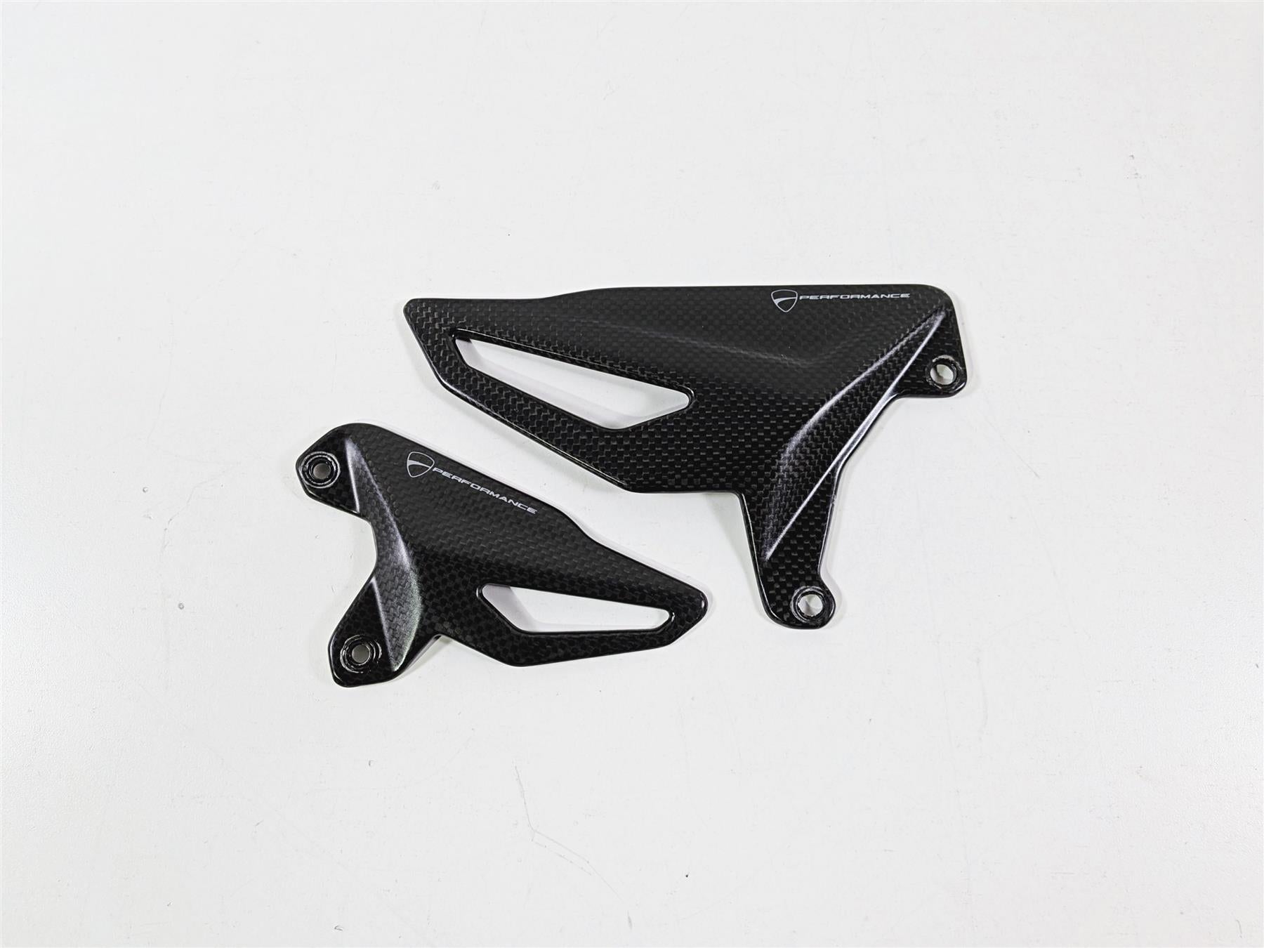 2019 Ducati Panigale V4S V4 S Corse Performance Carbon Fiber Heel Guard Set 96981061A {{ shop.shopifyCountryName }} - Mototech271