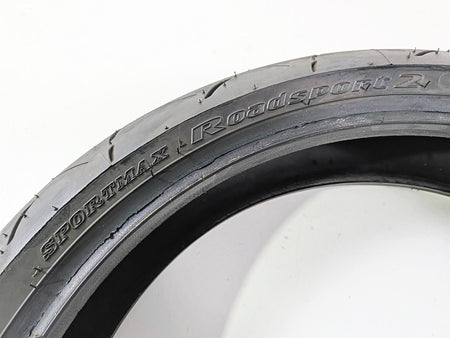 Used Front Motorcycle Tire Dunlop Sportmax Roadsport 2 120/70R17 45238704 {{ shop.shopifyCountryName }} - Mototech271
