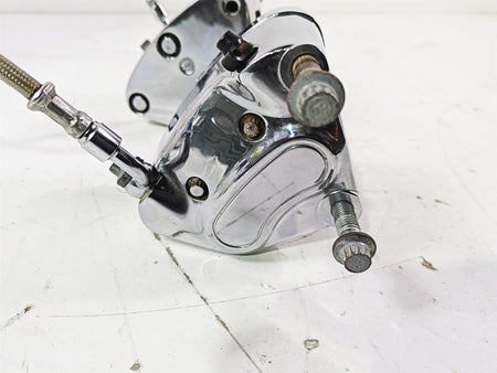 2007 Harley Touring FLHTCU SE CVO E-Glide Front Chrome Brake Caliper Set 4381-99 {{ shop.shopifyCountryName }} - Mototech271
