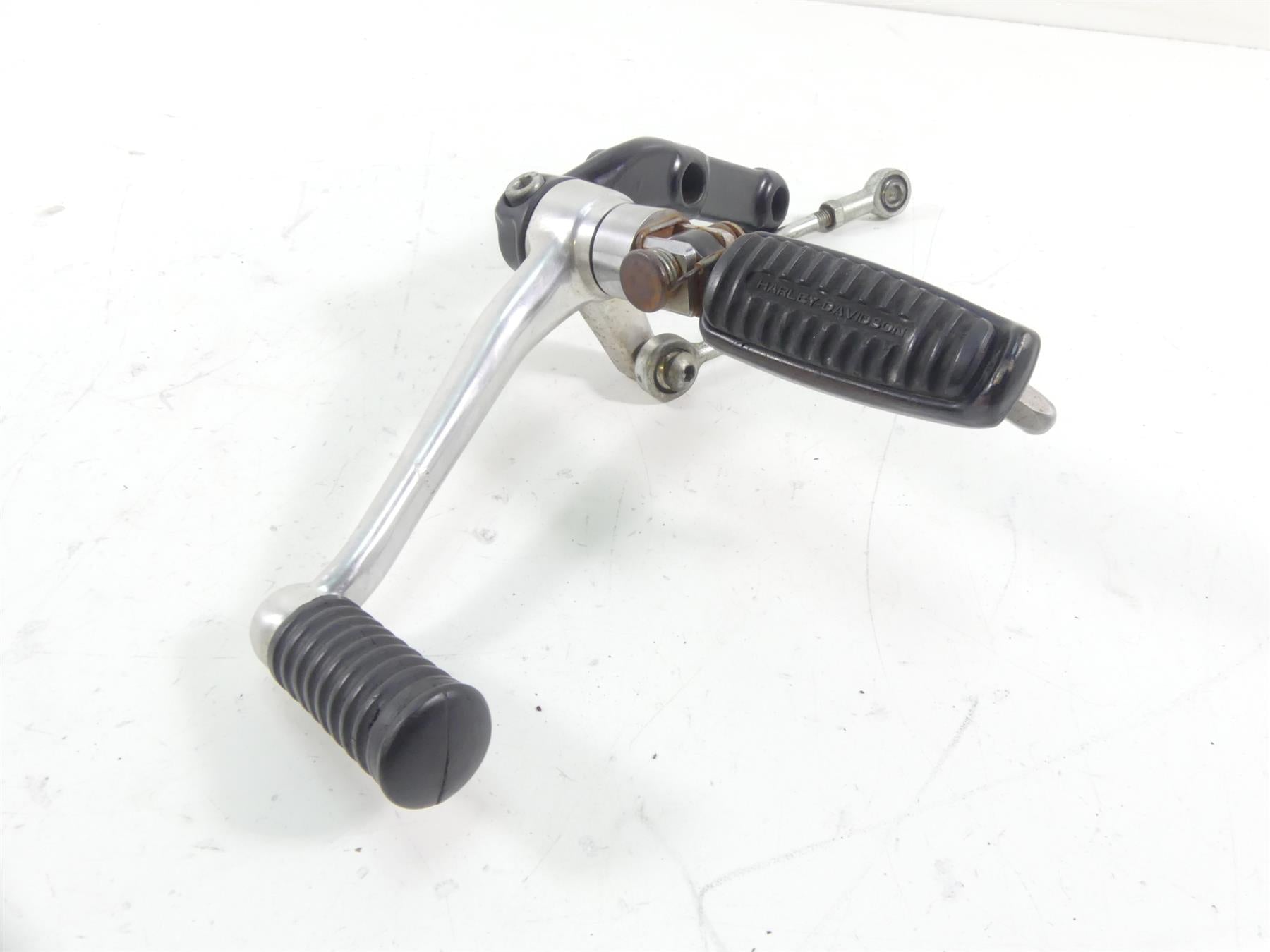 2006 Harley VRSCD Night V Rod Left Front Footpeg & Shift Pedal 51091-06BK {{ shop.shopifyCountryName }} - Mototech271