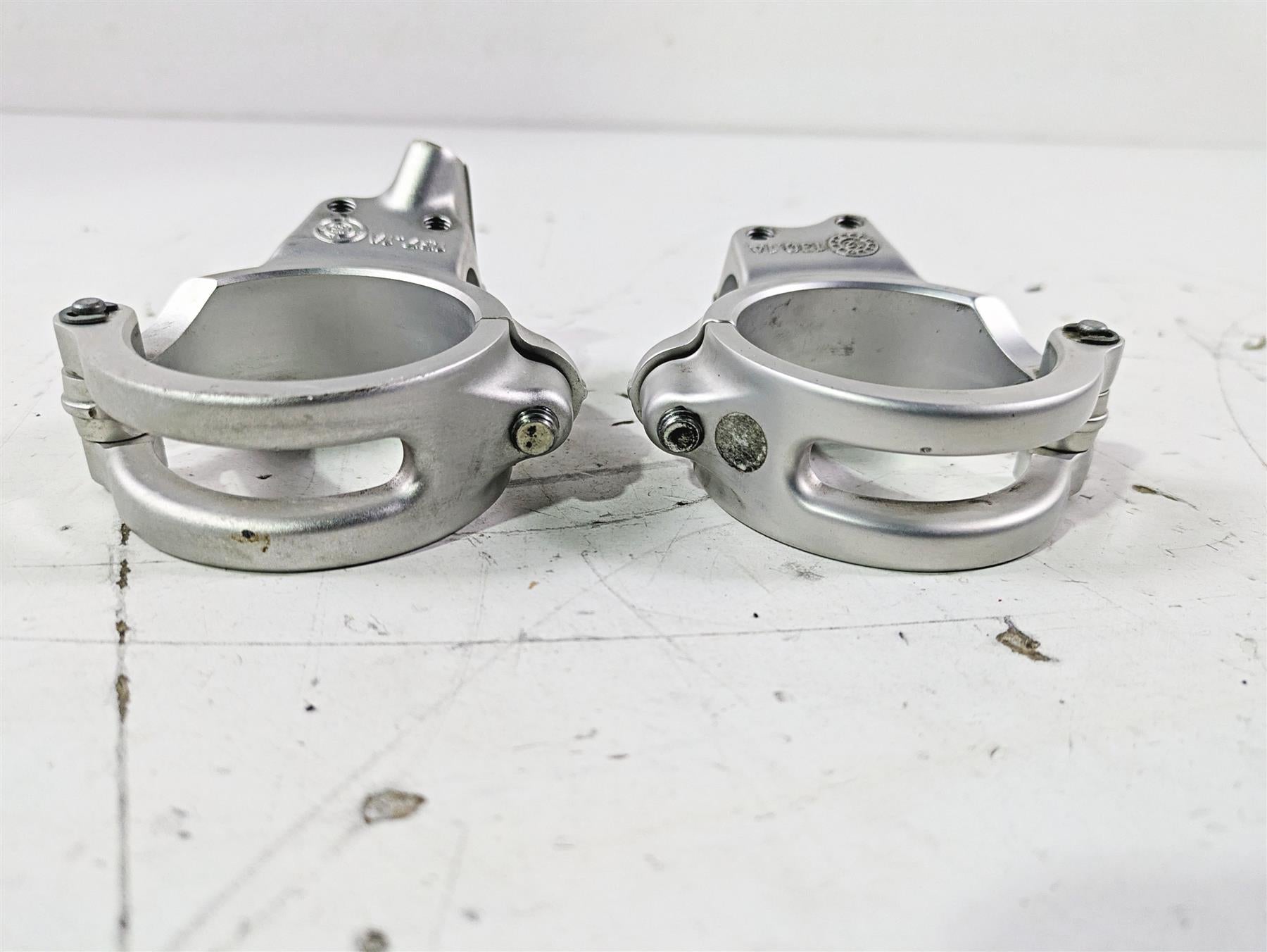 2015 Ducati Panigale 1299 S Clip On Handlebar Clamp Set 53mm 875P1741BA 875P2184 {{ shop.shopifyCountryName }} - Mototech271