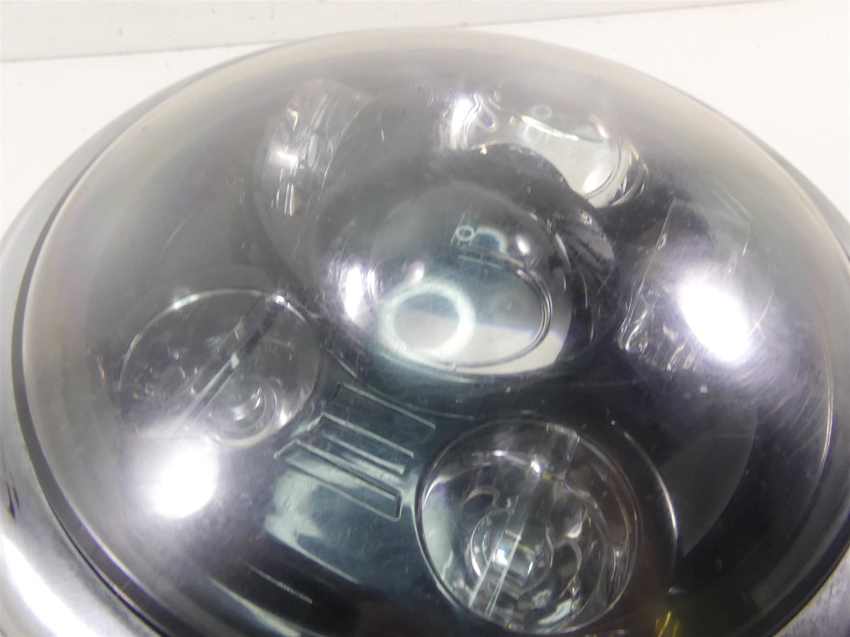 2013 Harley FXDWG Dyna Wide Glide Headlight & Aftermarket LED Lens 68787-10 {{ shop.shopifyCountryName }} - Mototech271