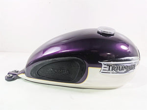 2013 Triumph Bonneville Fuel Petrol Tank Imperial Purple - No Dent T2402239-KF