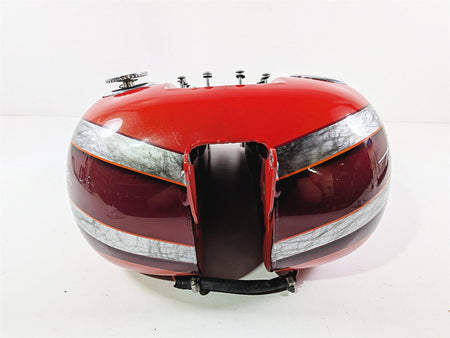 2008 Harley FXDSE CVO Dyna Fuel Gas Tank Scarlet Red Pearl Dark Crimson 61014-08-Mototech271