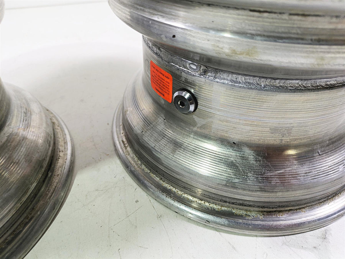 2001 Yamaha Banshee YFZ350 10x6 Douglas Alloy Alumium Front Wheel Rim Set {{ shop.shopifyCountryName }} - Mototech271