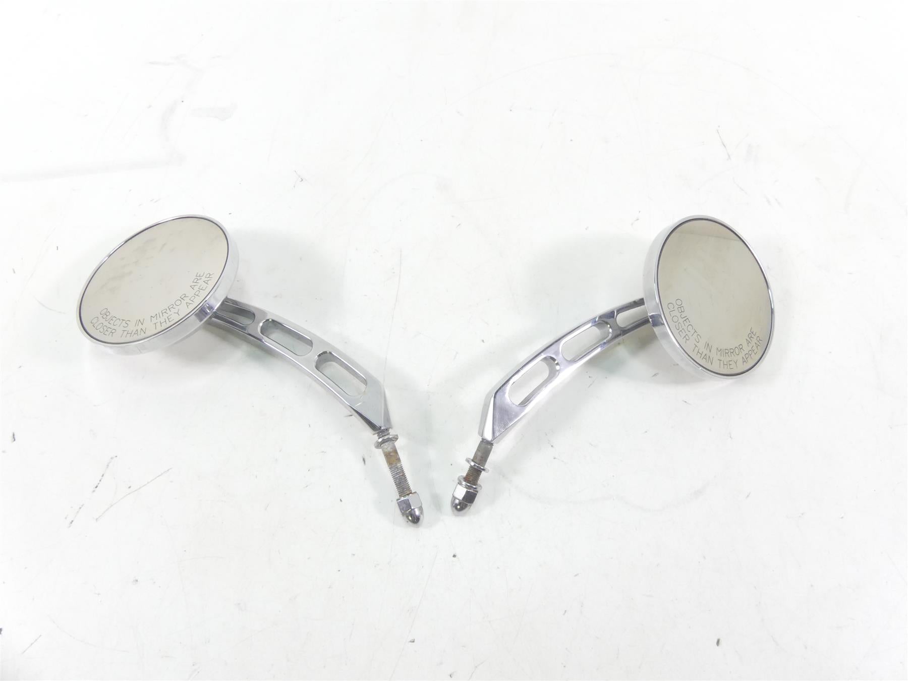 2000 Harley Dyna FXR4 CVO Super Glide Rear View Billet Mirror Set 91507-99 {{ shop.shopifyCountryName }} - Mototech271