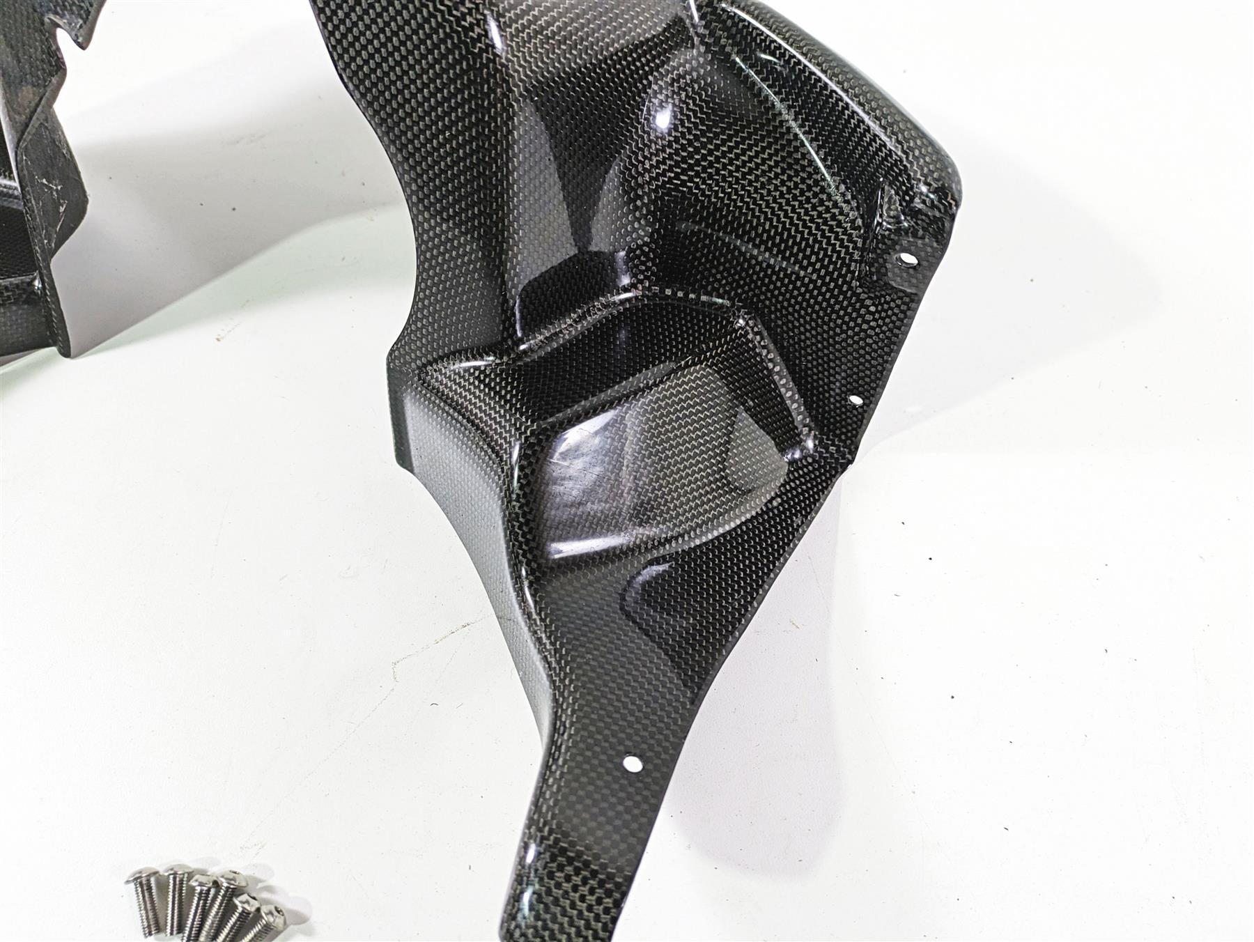2009 Ducati Multistrada 1100 S Inner Front Carbon Fiber Fairing Cover PM20824 {{ shop.shopifyCountryName }} - Mototech271