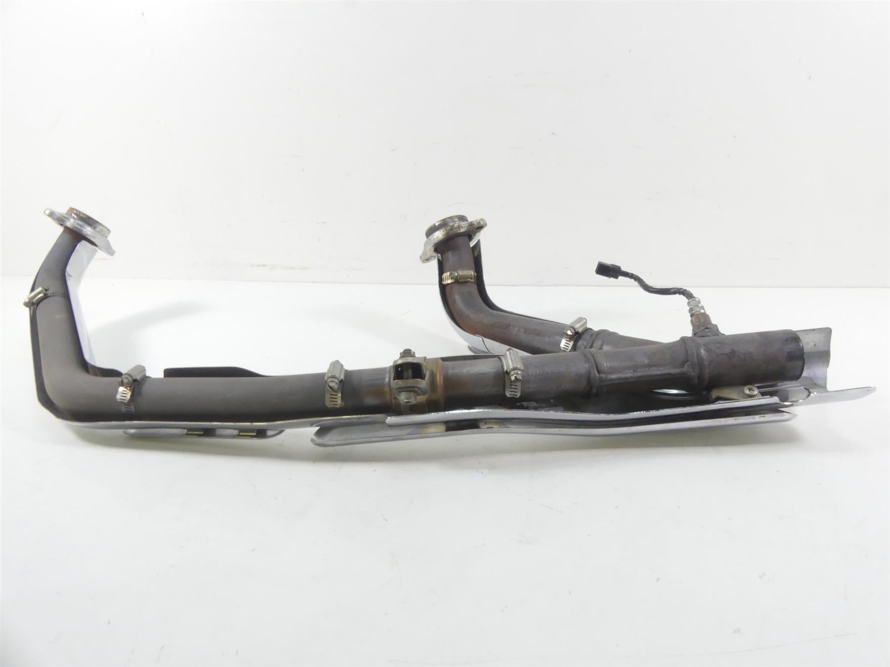 2007 Yamaha XVS1300 V-Star Exhaust Pipe Header Chrome Cover Set 3D8-14610-00-00 {{ shop.shopifyCountryName }} - Mototech271