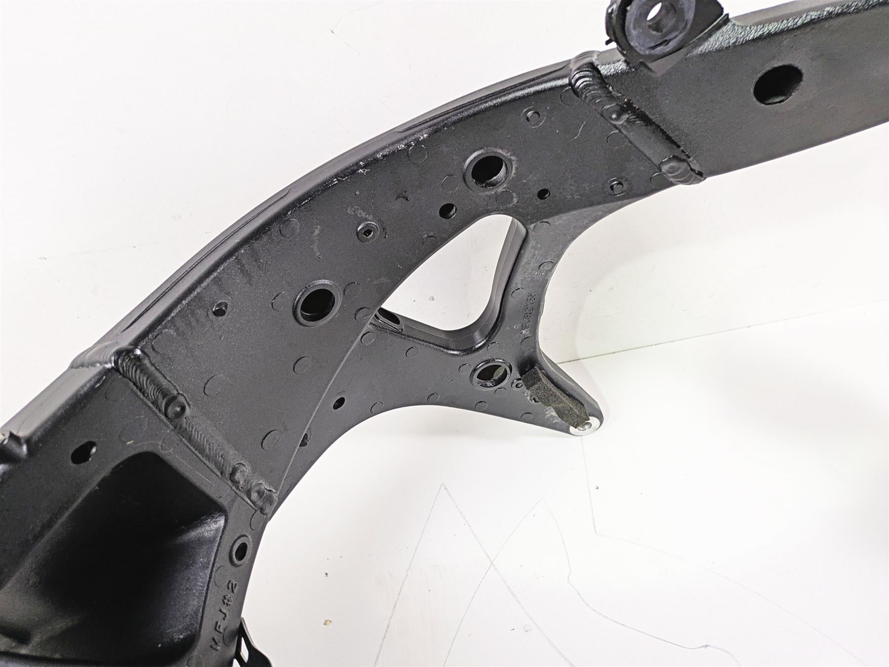 2025 Honda CBR600RR Straight Main Frame Chassis With Clean Texas Title 50010-MFJ-A50ZC {{ shop.shopifyCountryName }} - Mototech271