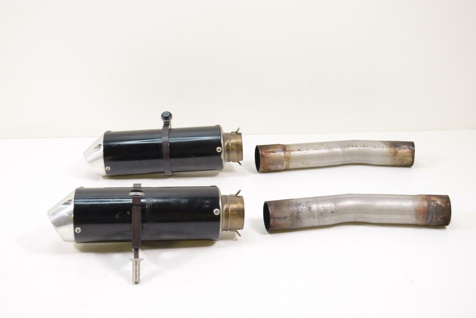 2008 Aprilia RSV2 RSV1000 R Aftermarket Exhaust Pipe Muffler Can Silencer Set