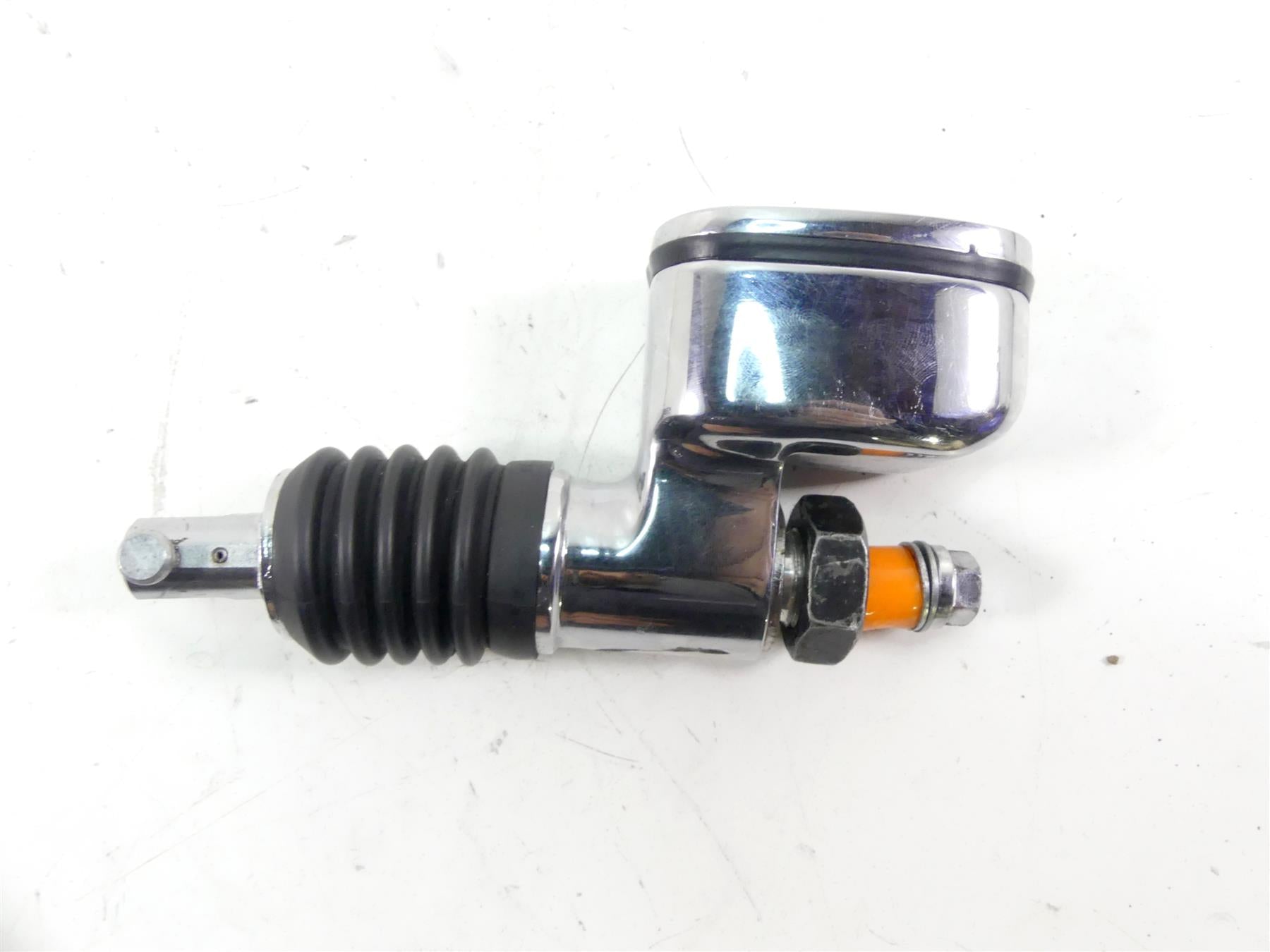 2017 Harley Softail FXSB Breakout Rear Chrome Brake Master Cylinder 41767-05E {{ shop.shopifyCountryName }} - Mototech271