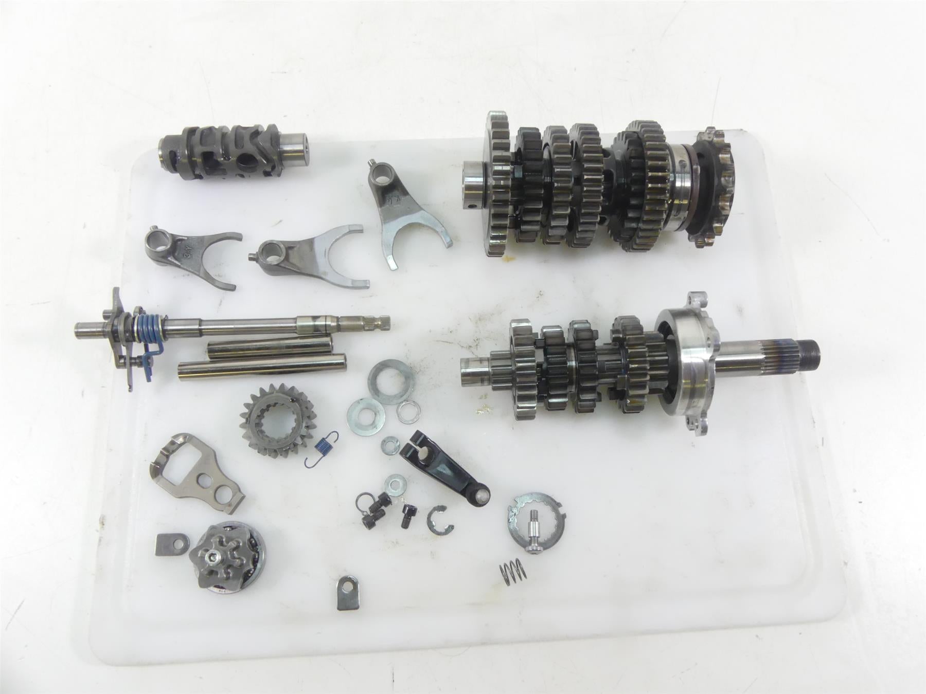 2019 Triumph Street Triple 765R Transmission Gears Shift Drum & Forks T1180296 {{ shop.shopifyCountryName }} - Mototech271