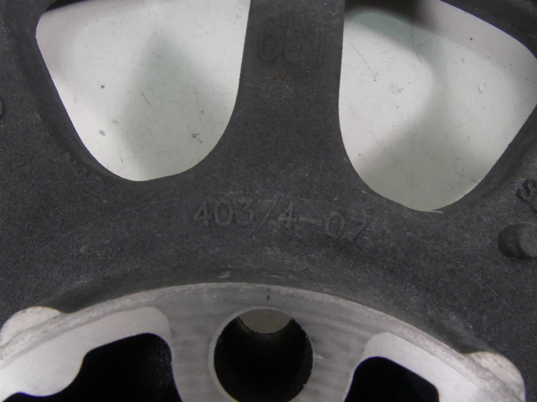 2015 Harley FXDF Dyna Fat Bob Rear Drive Belt Pulley Sprocket 66T 1" 40374-07 {{ shop.shopifyCountryName }} - Mototech271