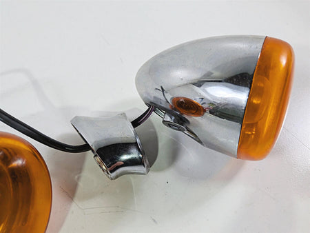 2011 Harley FXDF Dyna Fat Bob Rear Chrome Blinker Turn Signal Set 68977-00 {{ shop.shopifyCountryName }} - Mototech271