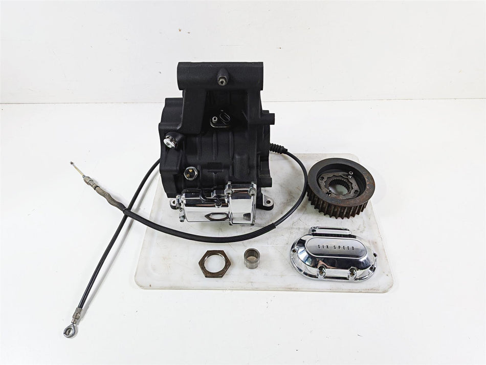 2012 Harley Softail FLSTF Fat Boy Transmission Gear Box Case Housing 34799-07 {{ shop.shopifyCountryName }} - Mototech271
