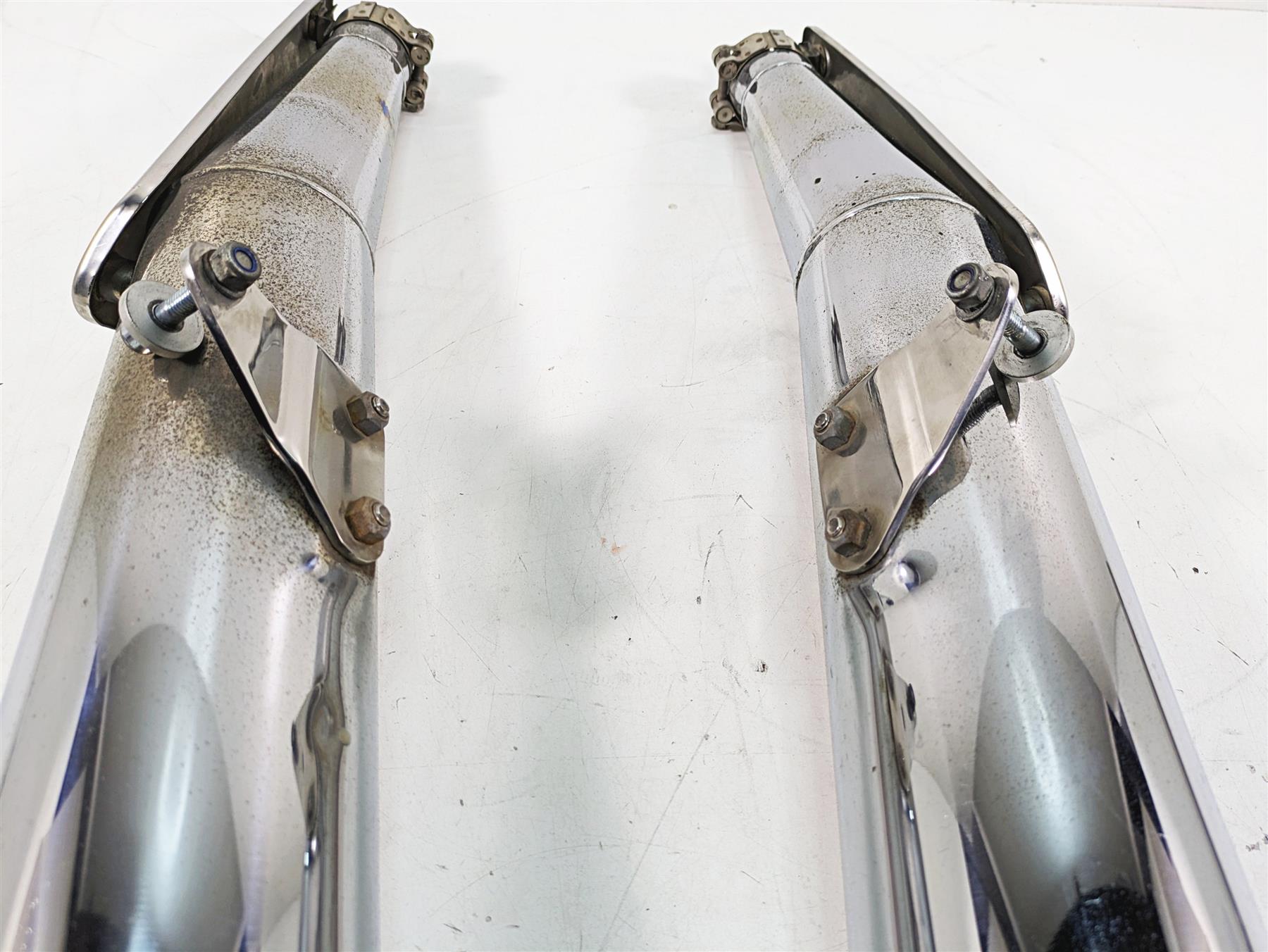 2013 Moto Guzzi V7 750 Stone Oem Exhaust Muffler Pipes Set 2B000177 884136 {{ shop.shopifyCountryName }} - Mototech271