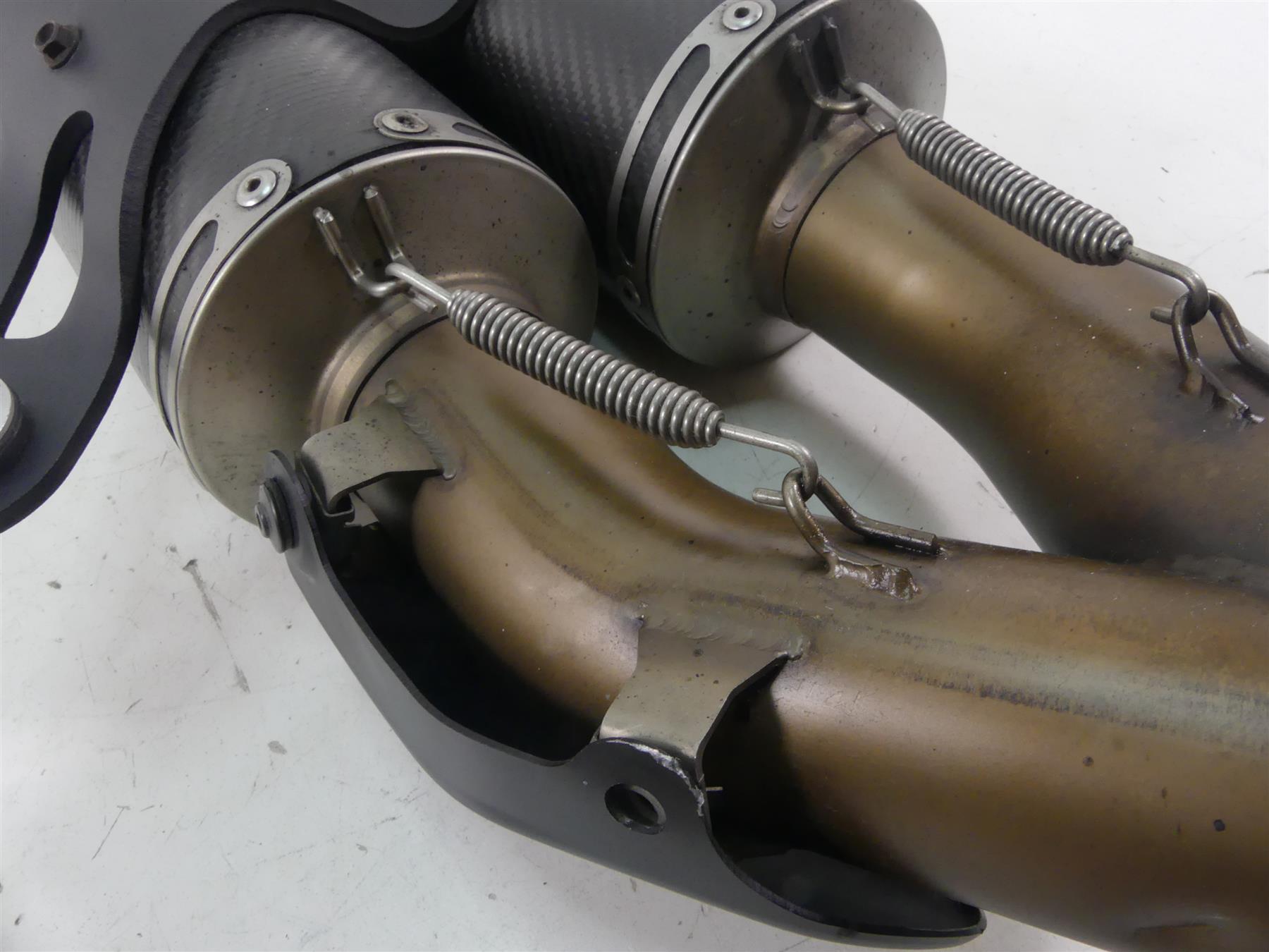2015 Ducati Monster 1200 S Termignoni Carbon Slip On Exhaust Muffler 96410251A {{ shop.shopifyCountryName }} - Mototech271