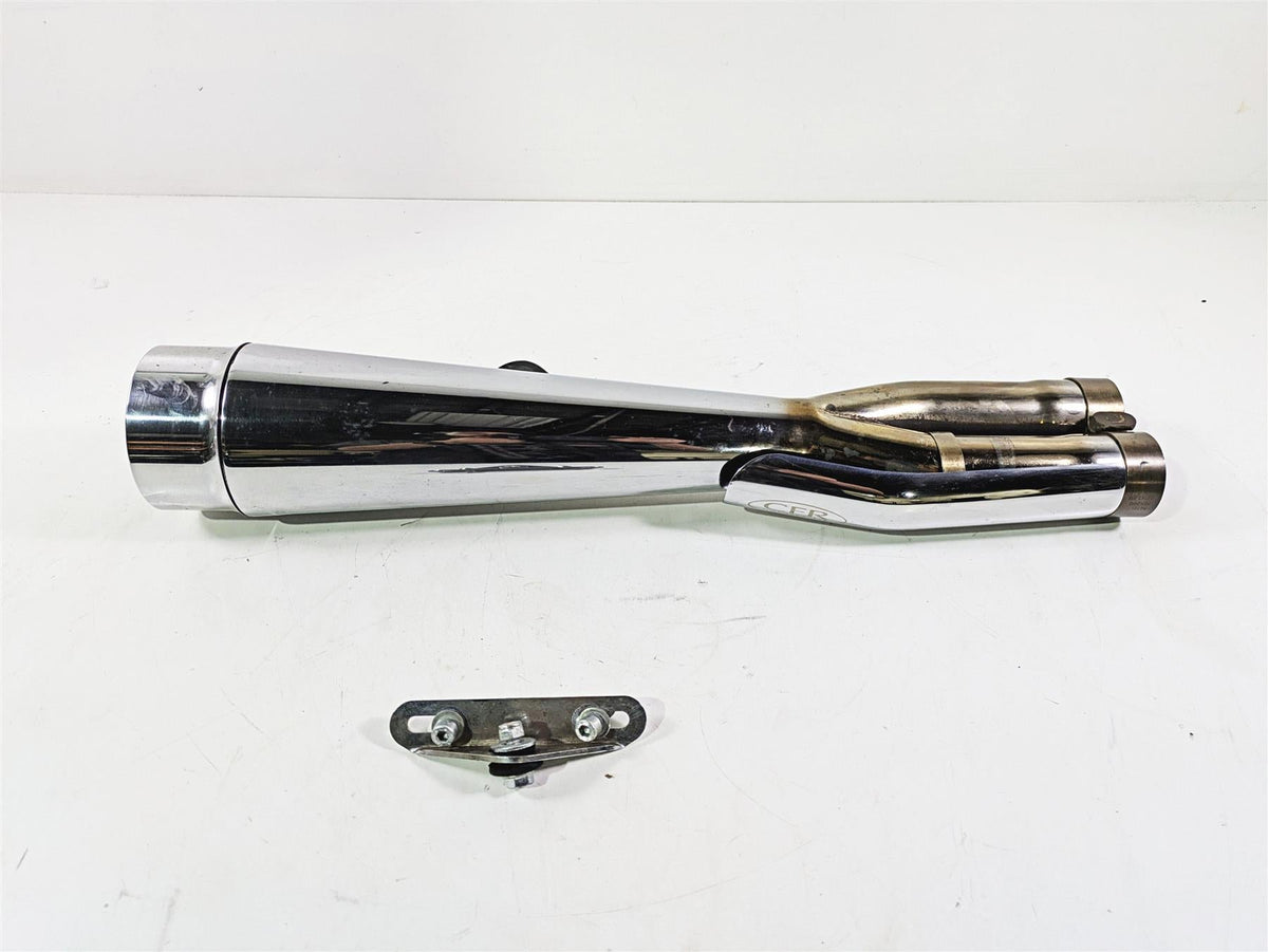 2006 Harley VRSCR Street V-Rod CFR Slip On Exhaust Pipe Muffler Set VEX001 {{ shop.shopifyCountryName }} - Mototech271