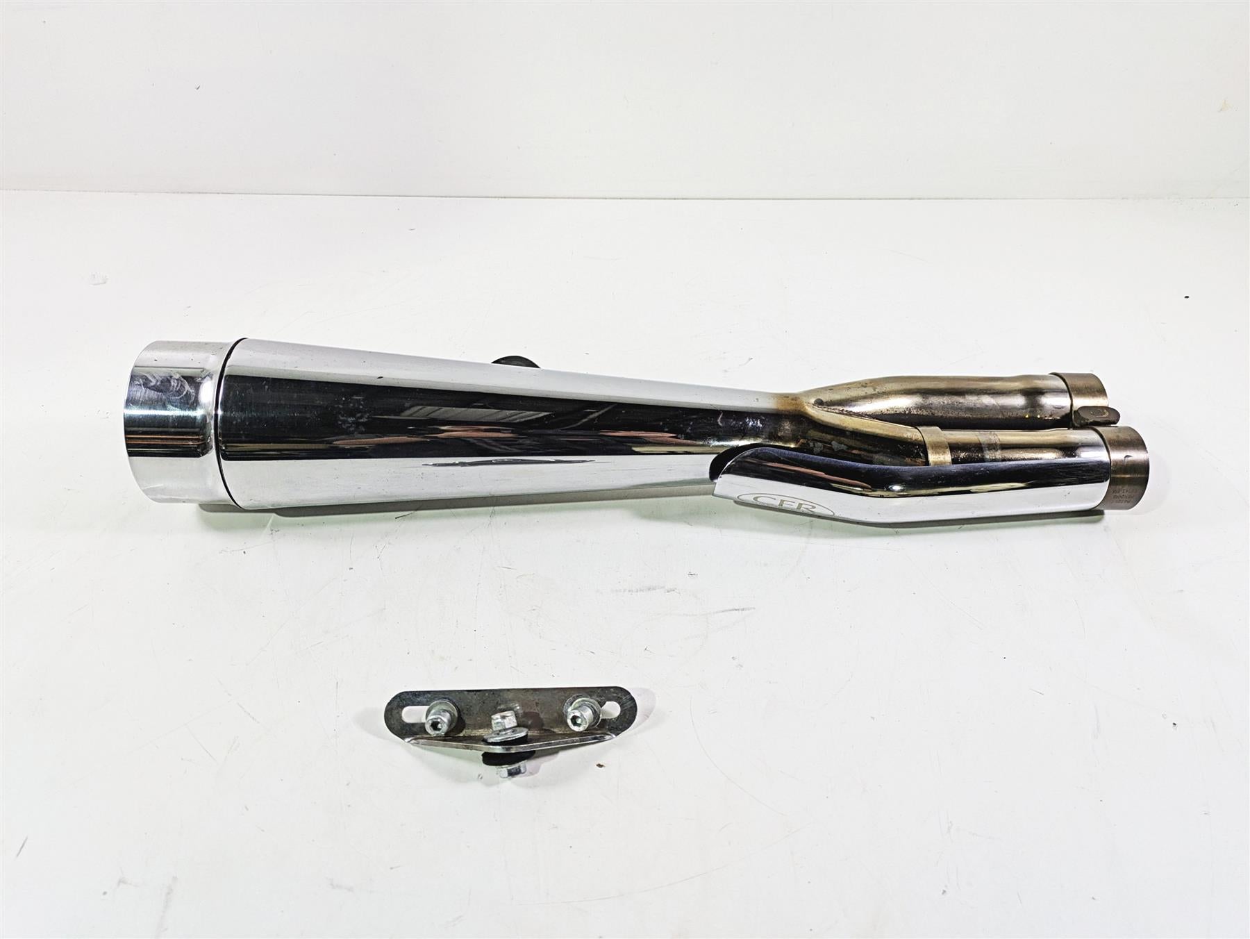 2006 Harley VRSCR Street V-Rod CFR Slip On Exhaust Pipe Muffler Set VEX001 {{ shop.shopifyCountryName }} - Mototech271