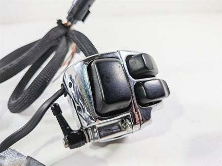 2008 Harley FXDSE CVO Dyna Left & Right Chrome Hand Control Switch 71682-06A-Mototech271