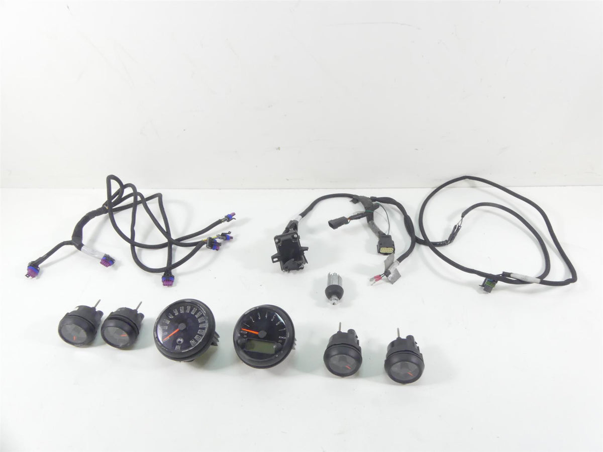 2004 Harley FLHTC SE CVO Electra Glide Medallion Speedometer Gauges 47K Set 8630 {{ shop.shopifyCountryName }} - Mototech271