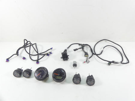 2004 Harley FLHTC SE CVO Electra Glide Medallion Speedometer Gauges 47K Set 8630 {{ shop.shopifyCountryName }} - Mototech271