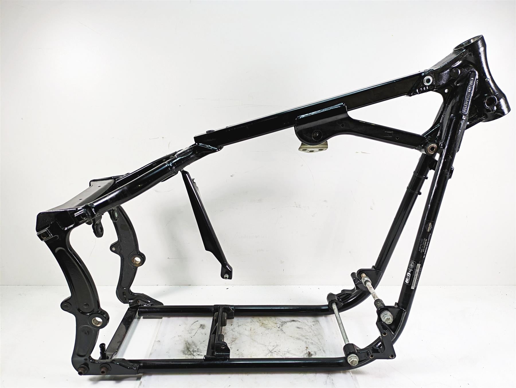 2009 Harley Softail FLSTSB Cross Bones Main Straight Frame Chassis With Clean Kentucky Title -  47173-11BHP