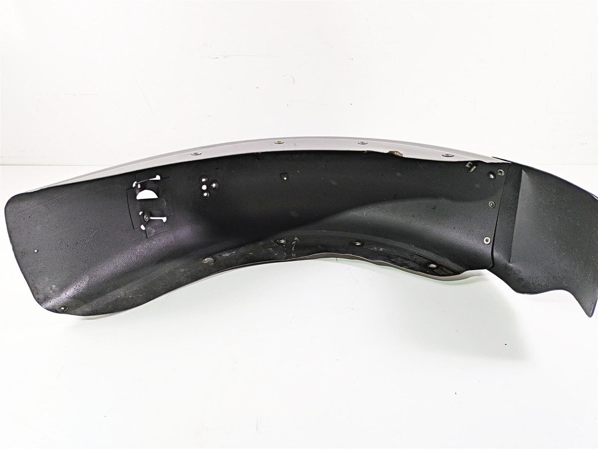 2002 Indian Spirit Deluxe Rear Fender Black Silver - Bent 89-301 {{ shop.shopifyCountryName }} - Mototech271