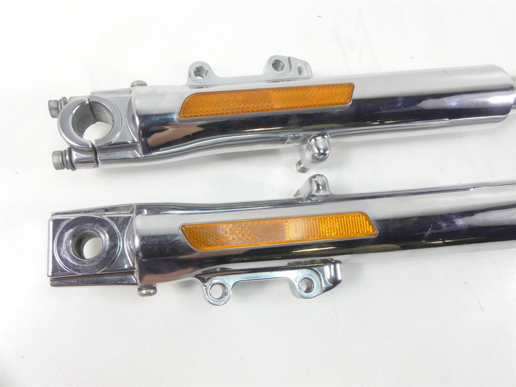 2007 Harley FLHTCU SE CVO Electra Glide Straight Front Forks 41mm 46621-06A {{ shop.shopifyCountryName }} - Mototech271