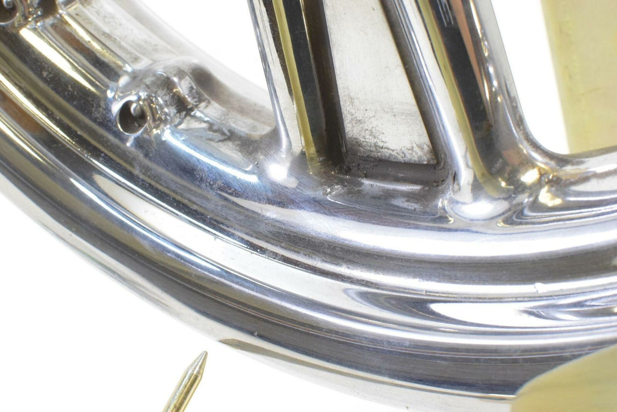 2004 Harley FLHTCSE CVO Electra Glide Front Wheel Rim Straight 16x3 43478-04 {{ shop.shopifyCountryName }} - Mototech271