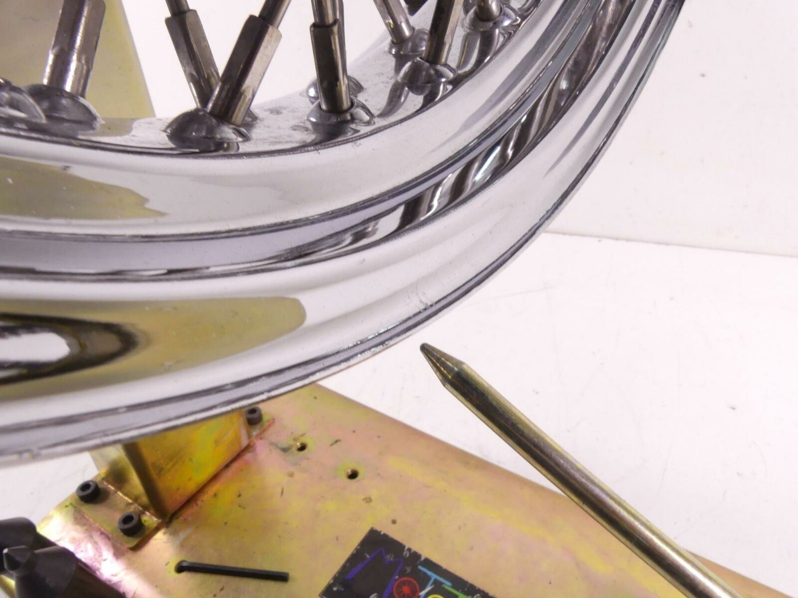 2003 Indian Spirit Springfield Front Spoke Wheel Rim 16x3.5 & Brake Disc 21-950 {{ shop.shopifyCountryName }} - Mototech271