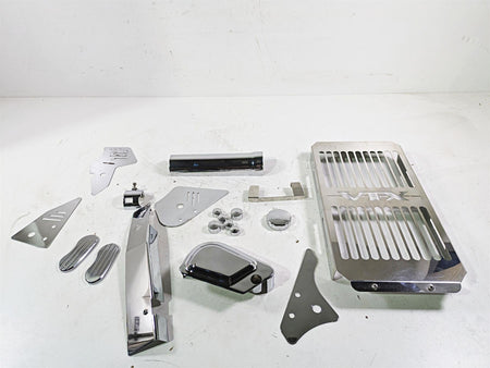 2002 Honda VTX1800 Retro Cobra Aftermarket Chrome Cover Set 06-0652 06-0650 {{ shop.shopifyCountryName }} - Mototech271