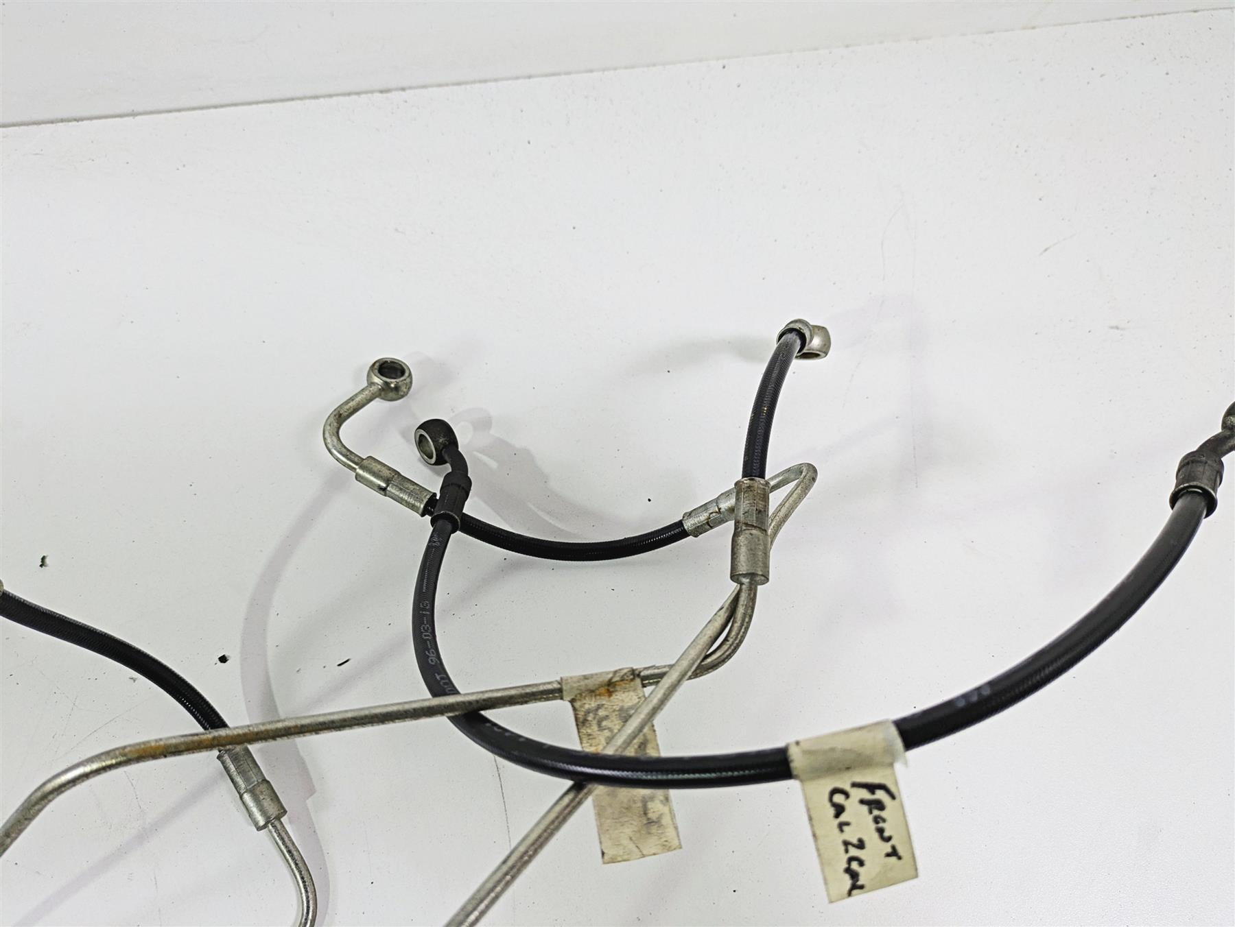 2013 Ducati Hyperstrada 821 Front Rear Abs Brake Line Set 61810451C 61911561A {{ shop.shopifyCountryName }} - Mototech271