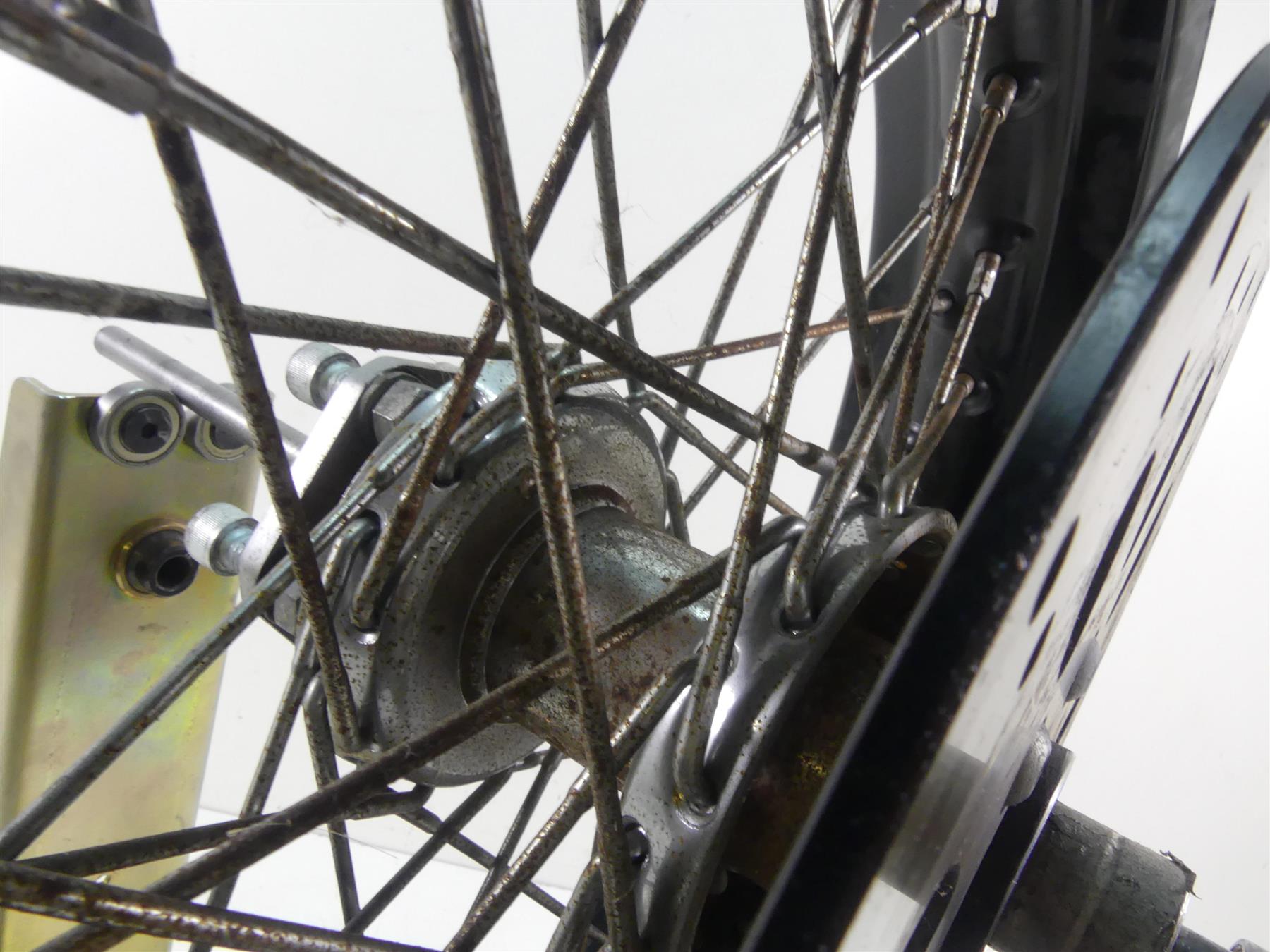 2001 Indian Centennial Scout Rear 3x16 Wheel Rim & Brake Disc -Read 21-113 {{ shop.shopifyCountryName }} - Mototech271