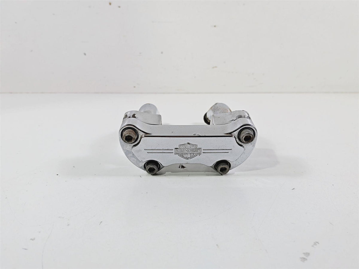 2007 Harley Dyna FXDB Street Bob Handlebar Riser Holder Clamps 5" 56568-86B {{ shop.shopifyCountryName }} - Mototech271