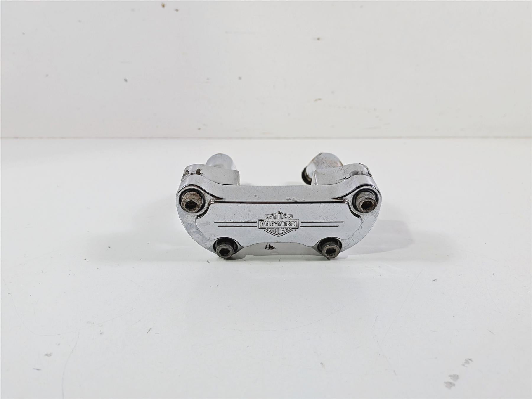 2007 Harley Dyna FXDB Street Bob Handlebar Riser Holder Clamps 5" 56568-86B {{ shop.shopifyCountryName }} - Mototech271
