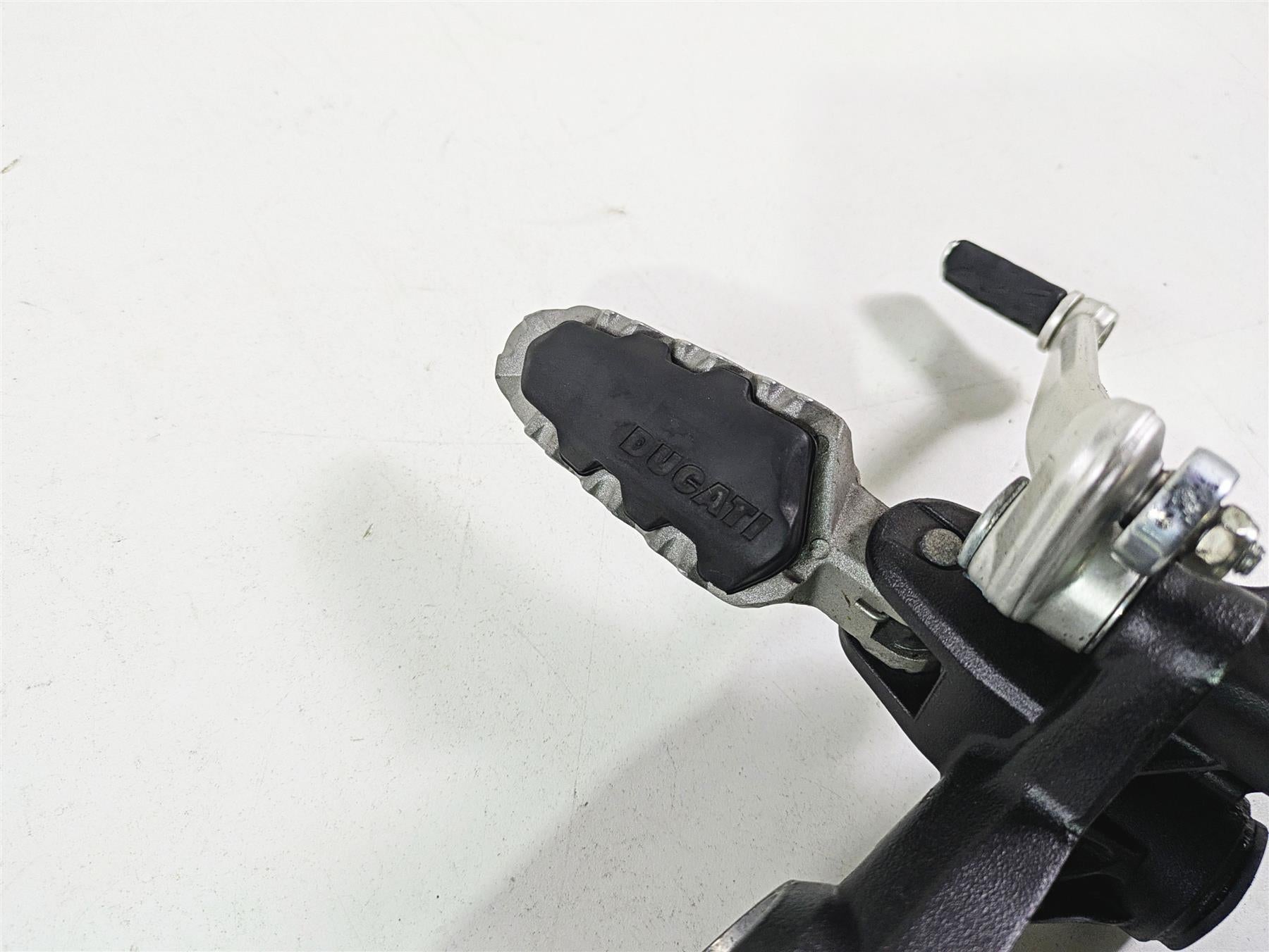 2013 Ducati Hypermotard 821 SP Left Foot Peg Bracket & Shifter -Read 82412111AA {{ shop.shopifyCountryName }} - Mototech271