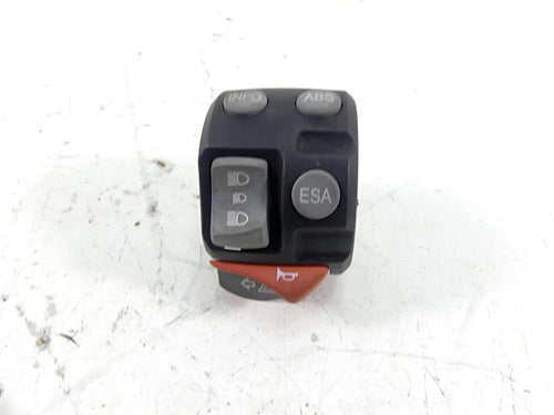 2009 BMW R1200 GS K25 Left Hand Esa Abs Turn Signal Control Switch 61317704625 | Mototech271
