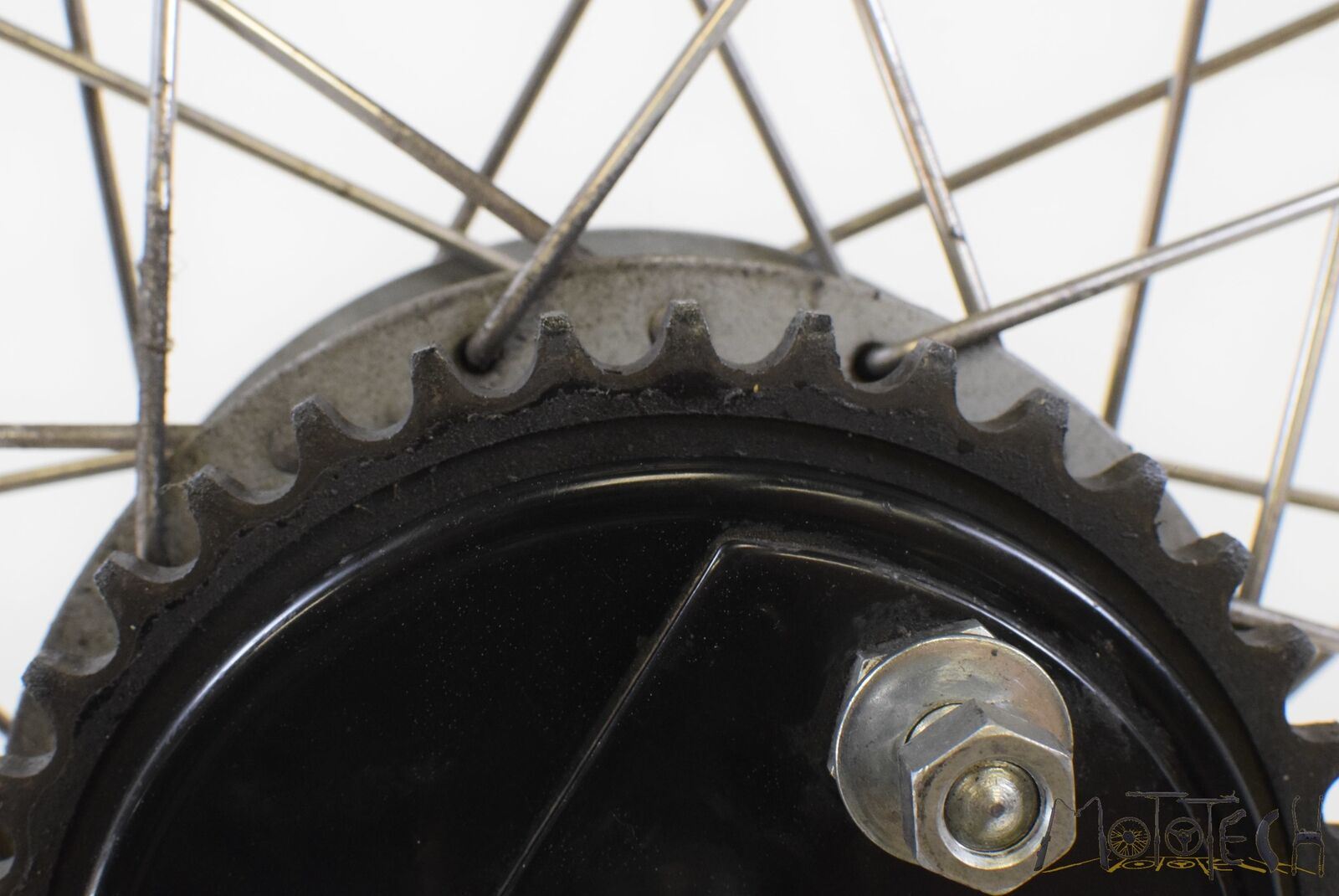 2012 Royal Enfield Bullet Classic C5 STRAIGHT Rear Wheel Rim 1.85x19 170547 {{ shop.shopifyCountryName }} - Mototech271