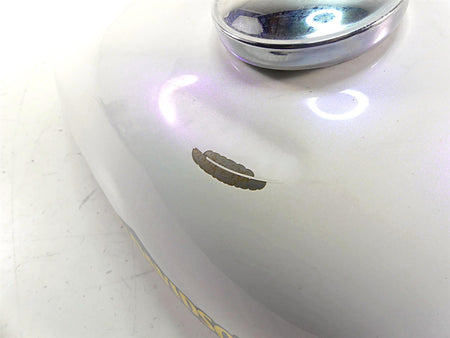2010 Harley Touring FLHRC Road King Fuel Gas Tank White Ice Pearl -Read 61000691 {{ shop.shopifyCountryName }} - Mototech271
