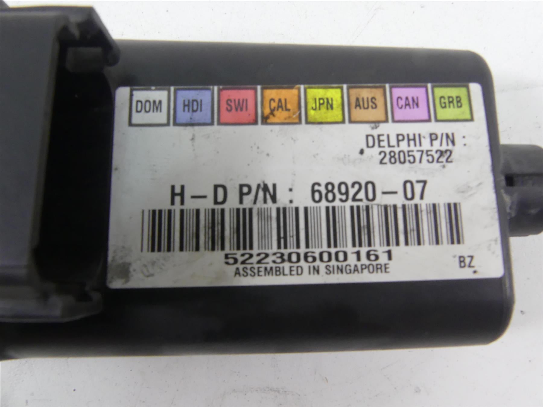 2013 Harley Touring FLTRX Road Glide Tsm Turn Signal Flasher Module 68920-07 {{ shop.shopifyCountryName }} - Mototech271