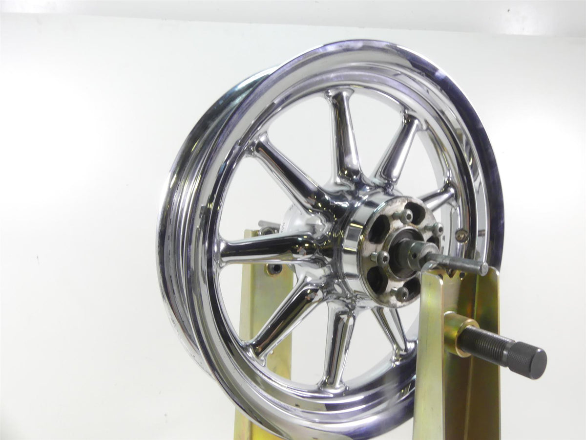 2007 Harley Touring FLHTCU SE CVO Electra Glide Front Chrome Wheel 16x3 43539-08 {{ shop.shopifyCountryName }} - Mototech271