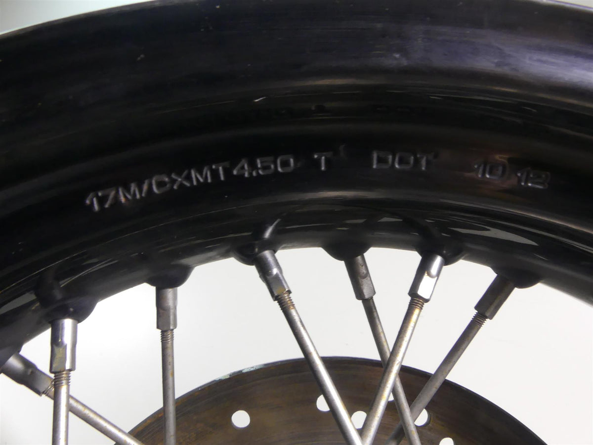 2013 Harley FXDWG Dyna Wide Glide Straight Rear Spoke Wheel Rim 17x4.5 41430-09 {{ shop.shopifyCountryName }} - Mototech271