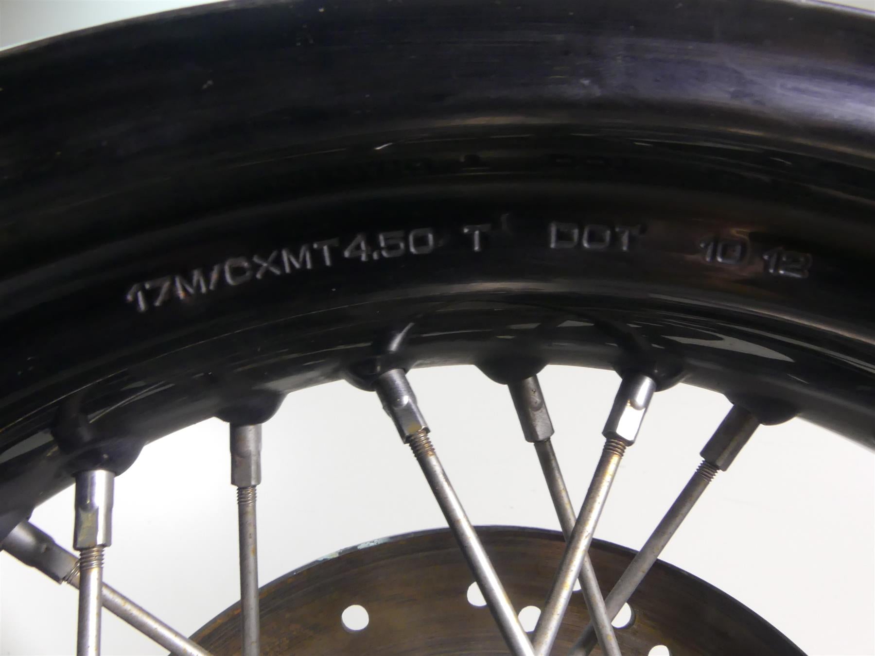 2013 Harley FXDWG Dyna Wide Glide Straight Rear Spoke Wheel Rim 17x4.5 41430-09 {{ shop.shopifyCountryName }} - Mototech271