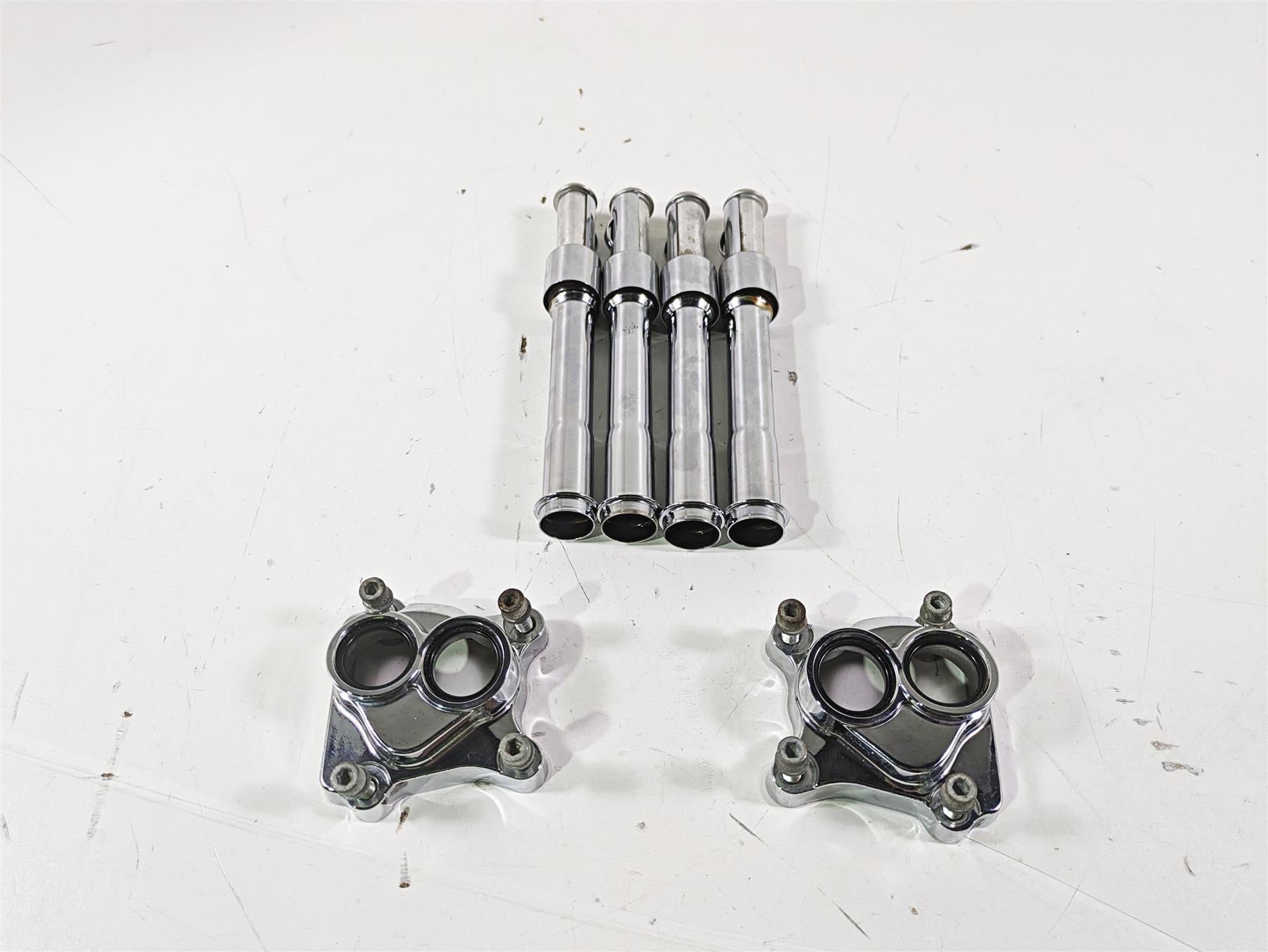 2003 Harley Dyna FXDL Low Rider 100TH Chrome Pushrod Lifter Cover Set 17965-99 {{ shop.shopifyCountryName }} - Mototech271